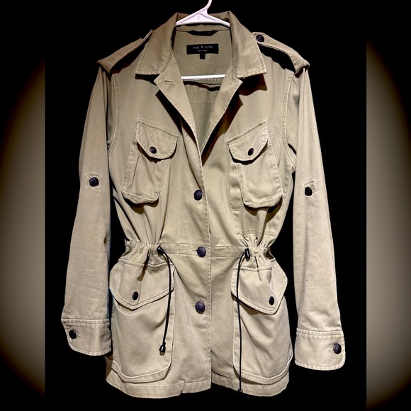 Rag & Bone Khaki Military Jacket - Picture 1 of 2